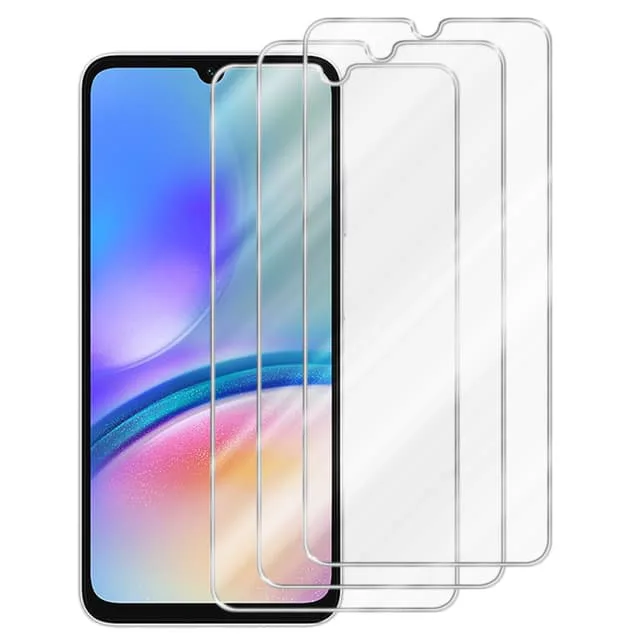 Cadorabo Samsung Galaxy A05s 3x Skärmskydd Skyddsglas