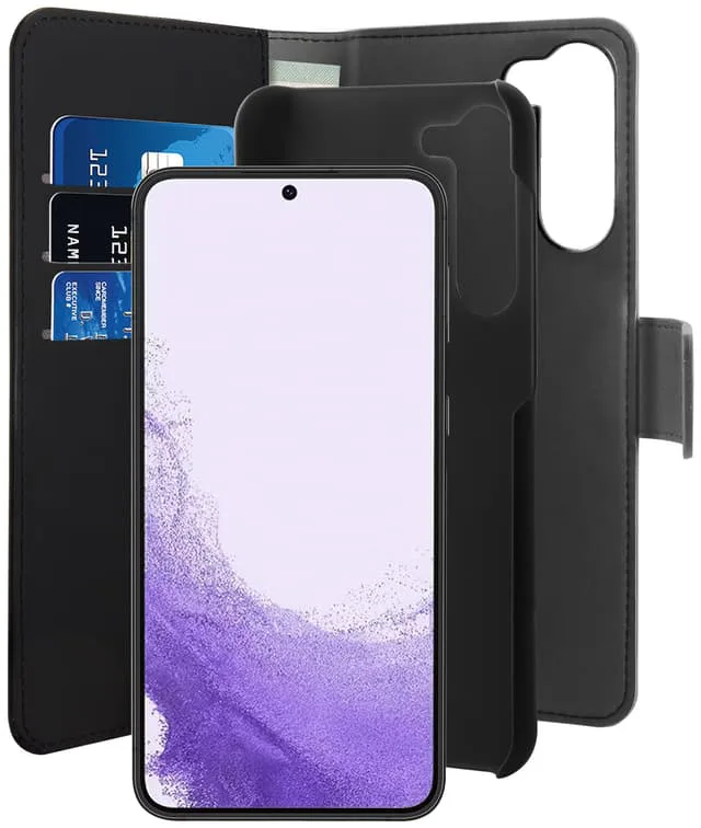 Puro Samsung Galaxy S23 2-i-1 plånboksfodral