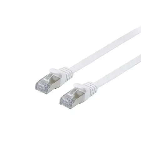 Equip 607617 nätverkskabel Cat6a U/FTP, vit, 0,5 m