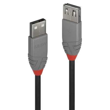 Lindy 36701 USB-kabel USB 2.0 USB A hane till hona
