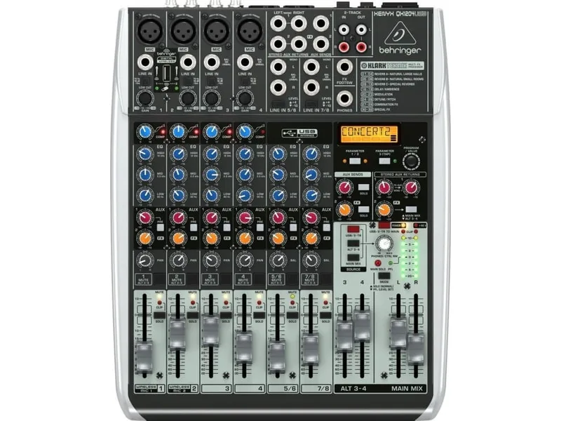 Behringer ljudmixer qx1204usb svart