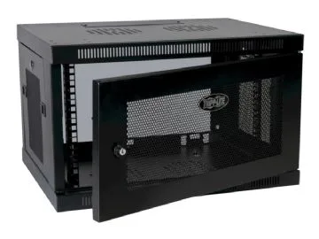Eaton Tripp Lite Series SmartRack 6U Low-Profile Switch-Depth Wall-Mount Rack Enclosure Cabinet