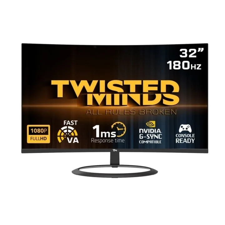 Twisted Minds 32 HDR (R1500) FHD 180Hz VA 1ms spelmonitor TM32CFHD180VA