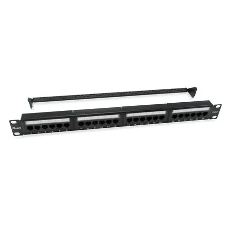 Equip 135426 patchpanel 1U, 24 portar, Cat6