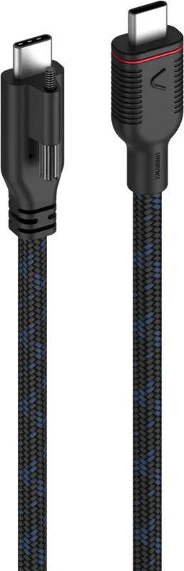 Unisynk USB-C-kabel för AV-dockning, 240 W, 2 m