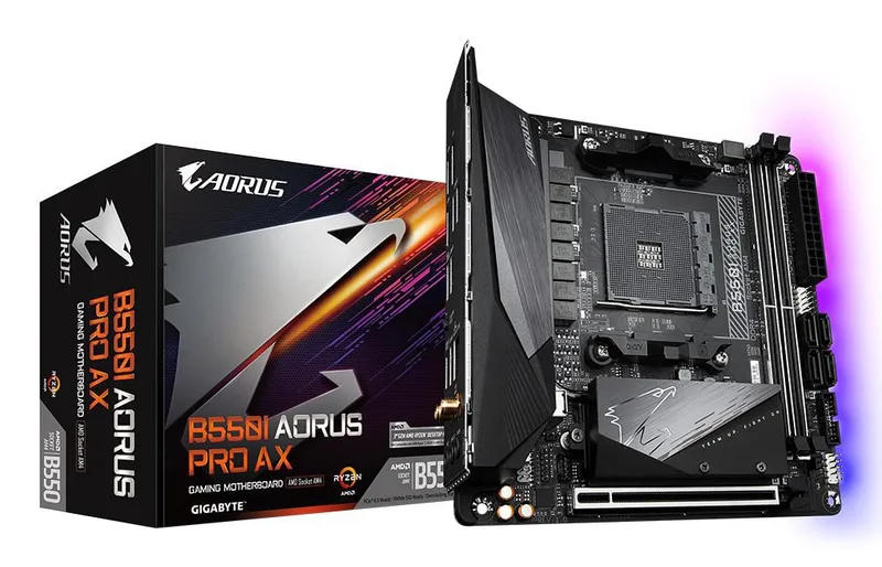 GIGABYTE B550I AORUS PRO AX Moderkort