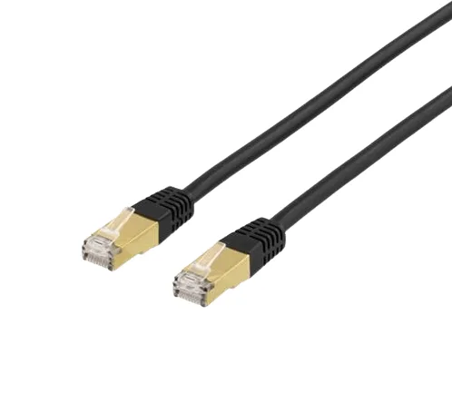 DELTACO TP-kabel Cat7 S/FTP Svart 15 m