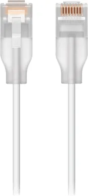 Ubiquiti Etherlighting patchkabel, vit, 0,15 m
