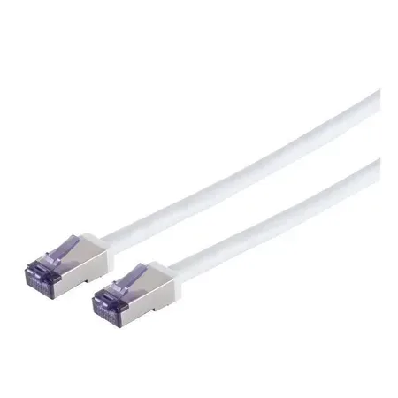 Lanview HIGH-FLEX Cat6a S/FTP nätverkskabel, 7,5 m, vit