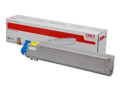 OKI tonerkassett gul, original, till ES 8453dn/8473dn