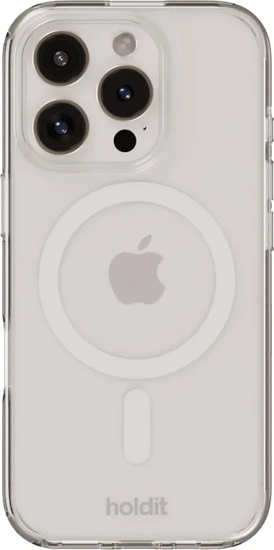 Holdit iPhone 16 Pro Max MagSafe fodral (vitt)