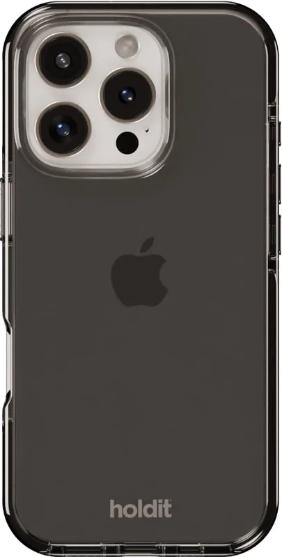 Holdit Seethru iPhone 16 Pro fodral (svart)