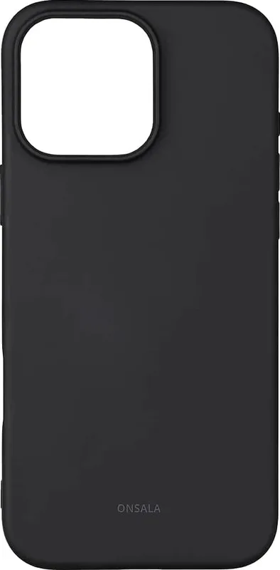 Onsala iPhone 16 Pro Max silicone fodral (svart)
