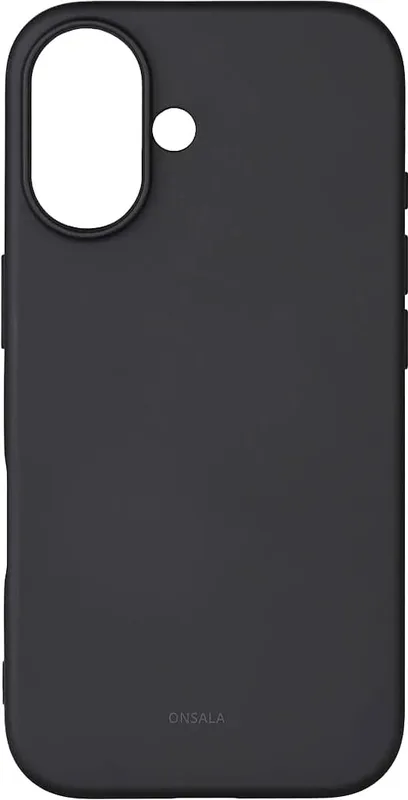 Onsala iPhone 16 silicone fodral (svart)