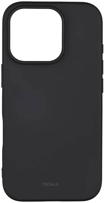 Onsala iPhone 16 Pro silicone fodral (svart)