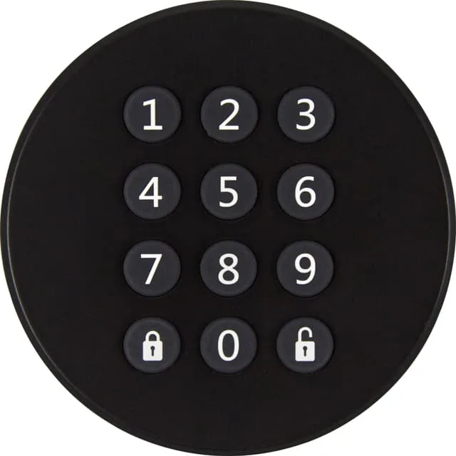 Danalock Danapad V3 knappsatslås (svartbrunt)
