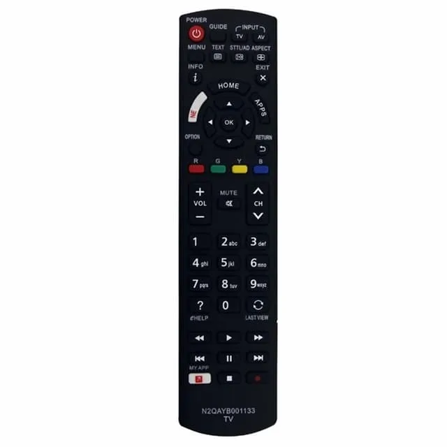 MTK TV-fjärrkontroll till Panasonic TV N2QAYB0001133