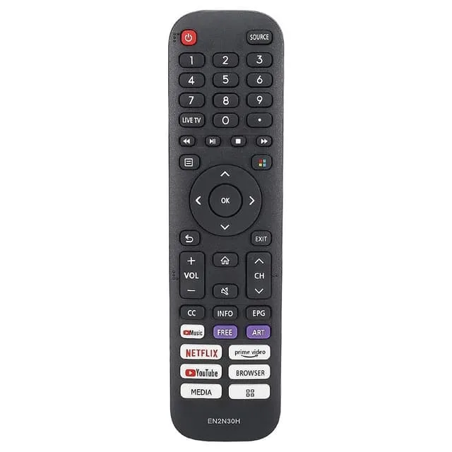 MTK TV-fjärrkontroll till Hisense TV EN2N30H