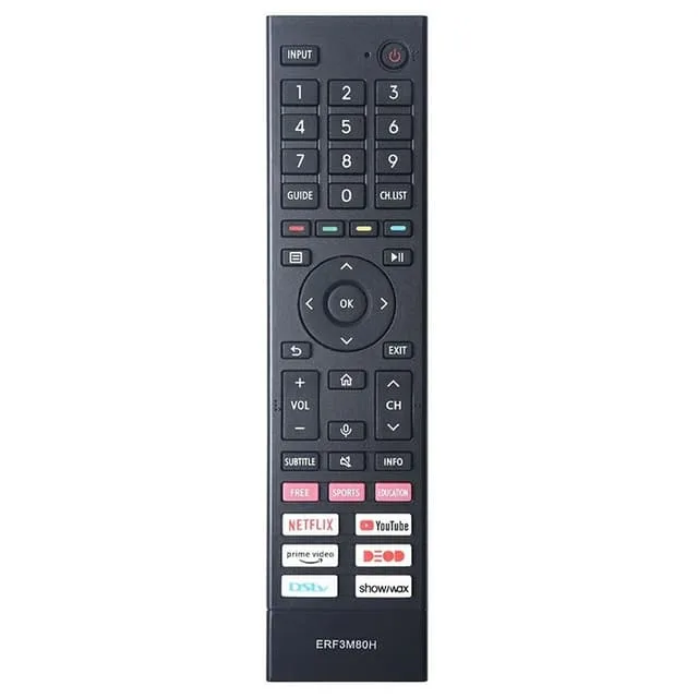 MTK TV-fjärrkontroll till Hisense TV ERF3M80H