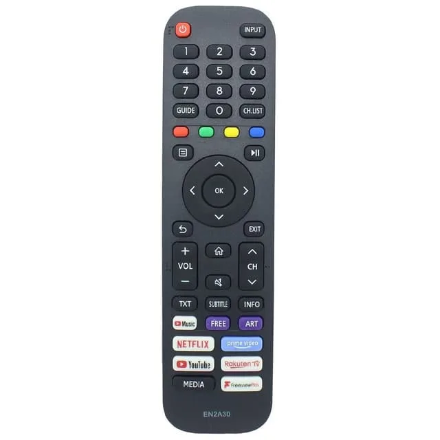 MTK TV-fjärrkontroll till Hisense TV EN2A30