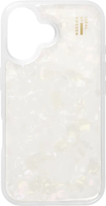 Ideal of Sweden iPhone 16 cover (pärlvitt)
