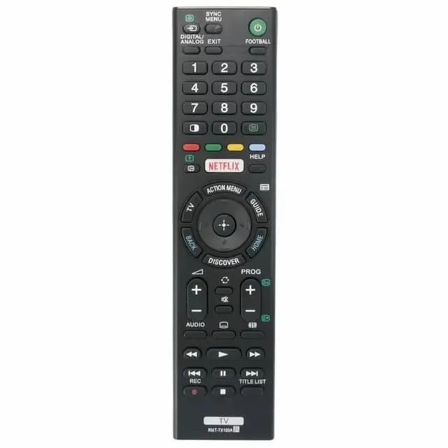 MTK TV fjärrkontroll Ersättning för RMT-TX100A Sony