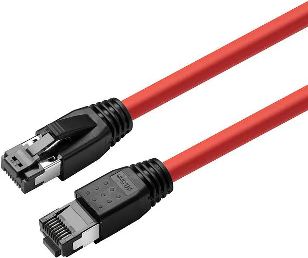 Nätverkskabel skärmad Cat8.1 S/FTP, MicroConnect, LSZH, 0,5 meter