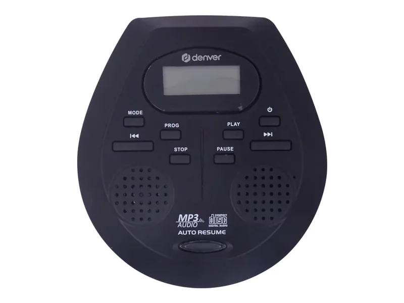 Denver DMP-395B bärbar CD-spelare med högtalare, svart A15775