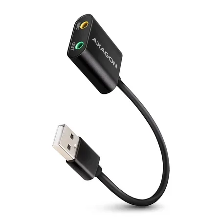 AXAGON ADA-12 USB-ljudkort, stereo, 15 cm kabel
