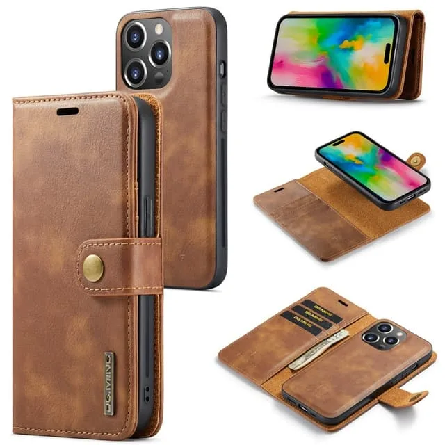 DG MING iPhone 16 Pro 2-i-1 Magnet Plånboksfodral