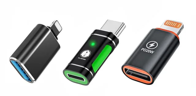 NÖRDIC non-MFI Lightning till USB-A/C adapter kit