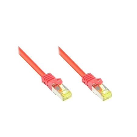Alcasa 8070R-003R nätverkskabel Röd 0,25 m Cat7 S/FTP (S-STP)
