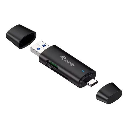 Equip kortläsare USB-C och USB-A, SD och microSD, 5 Gbps