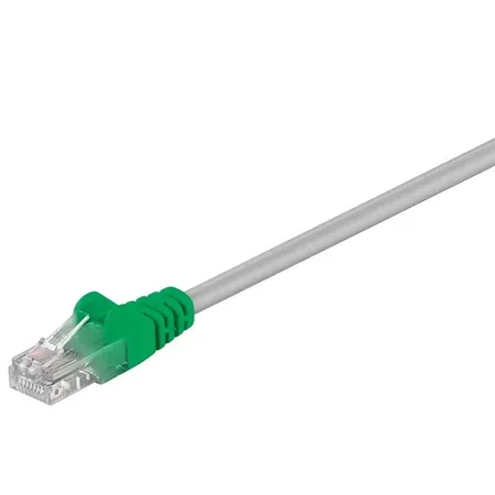 Goobay CAT 5e Crossover Patch Cable, U/UTP, grey-green