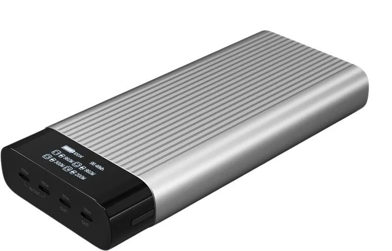 Hyper Juice Powerbank USB-C 245W Silver/Svart