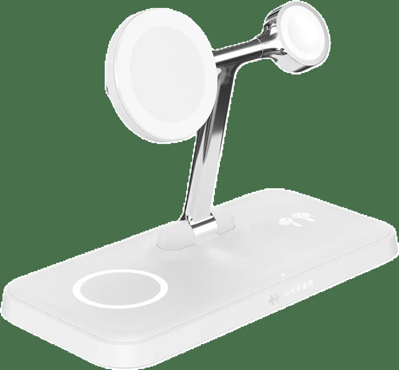 Hyper Trådlös laddare Qi2 4-in-1 Magnetic Charging Stand