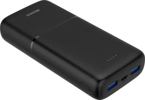 DELTACO Powerbank 20 000 mAh 20W Svart