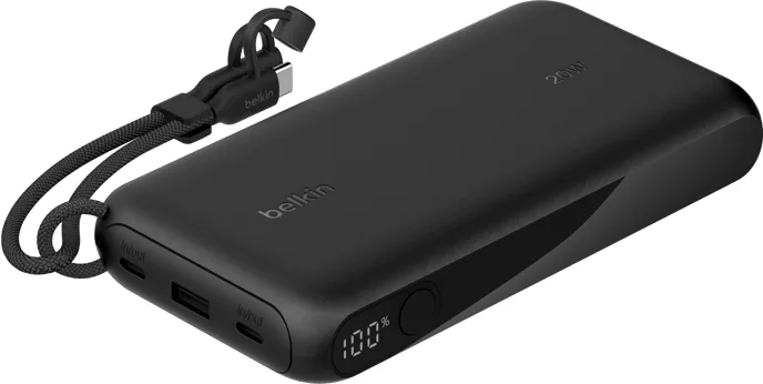 Belkin powerbank 20000 mAh, svart