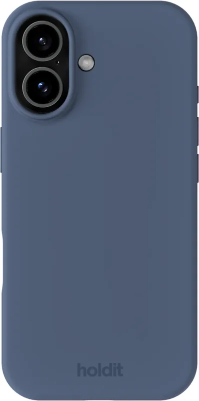 Holdit silikonskal för iPhone 17, blått