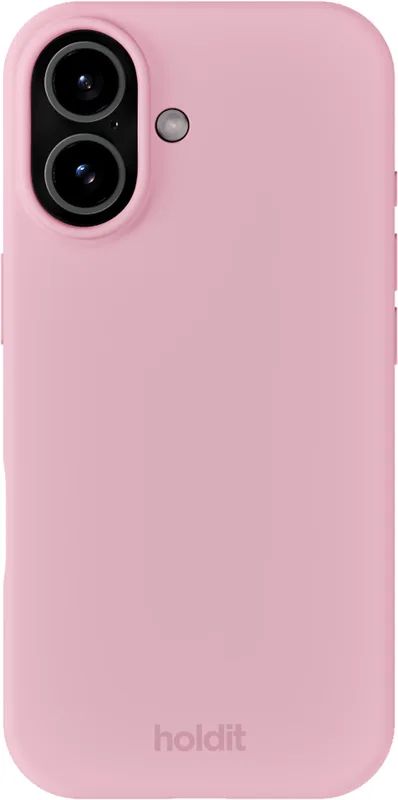 Holdit silikonskal för iPhone 17, rosa