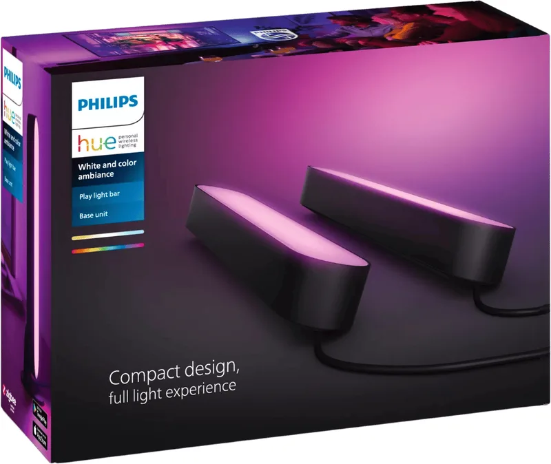 Philips Hue Play 2-pack Svart