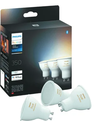 Philips Hue White Ambiance 350lm GU10 3-pack