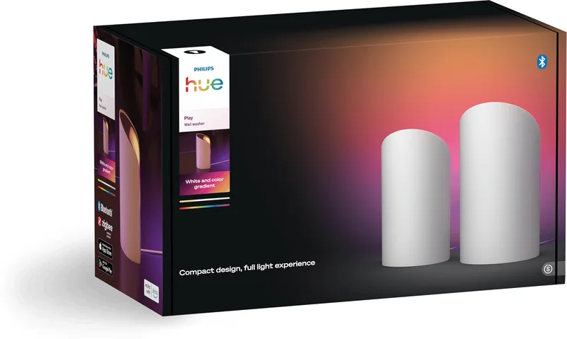 Philips Hue Wall Washer 2-pack Vit