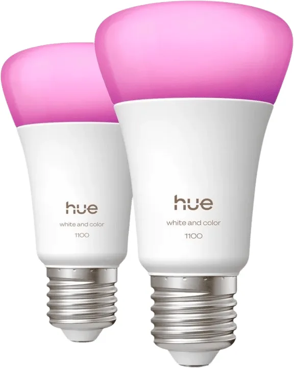 Philips Hue White Color 1100lm E27 2-pack