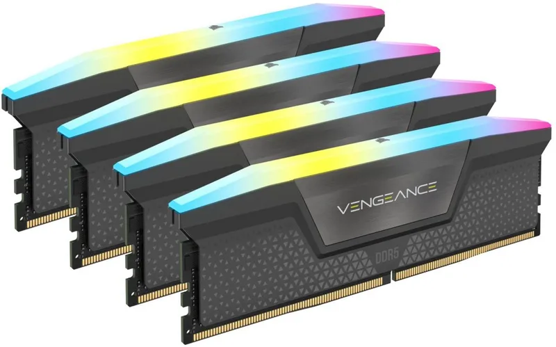 Corsair Vengeance Black RGB 64GB (4x16GB) DDR5-6000 CL36