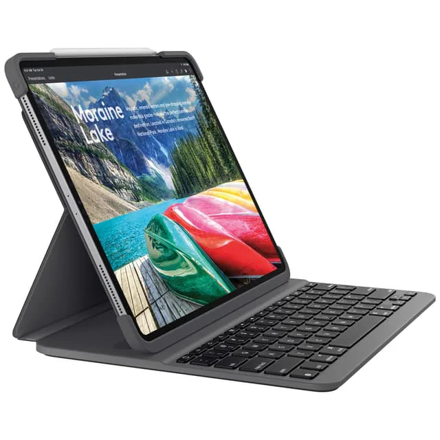 Logitech Slim Folio Pro tangentbordsfodral för 11-tums