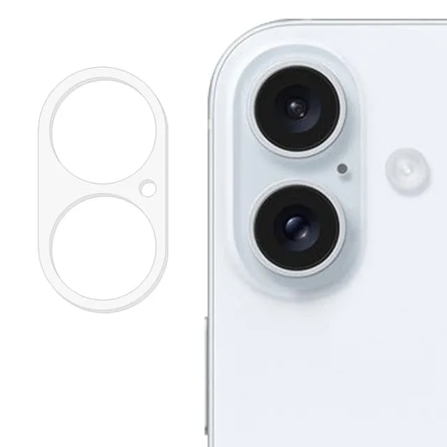 SKALO iPhone 16 3D Linsskydd/Kameraskydd Härdat Glas