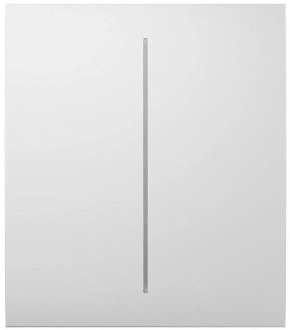 Ajax Systems 83442.140.WH CenterButton 2-gång vertikal vit