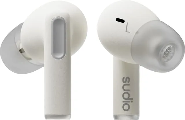 Sudio D1 Pro True Wireless in ear-öronsnäckor (vita)