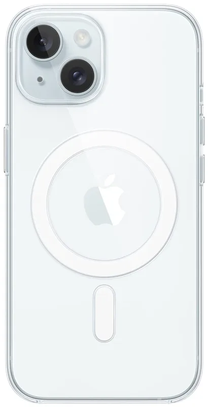Apple iPhone 15 genomskinligt skal med MagSafe